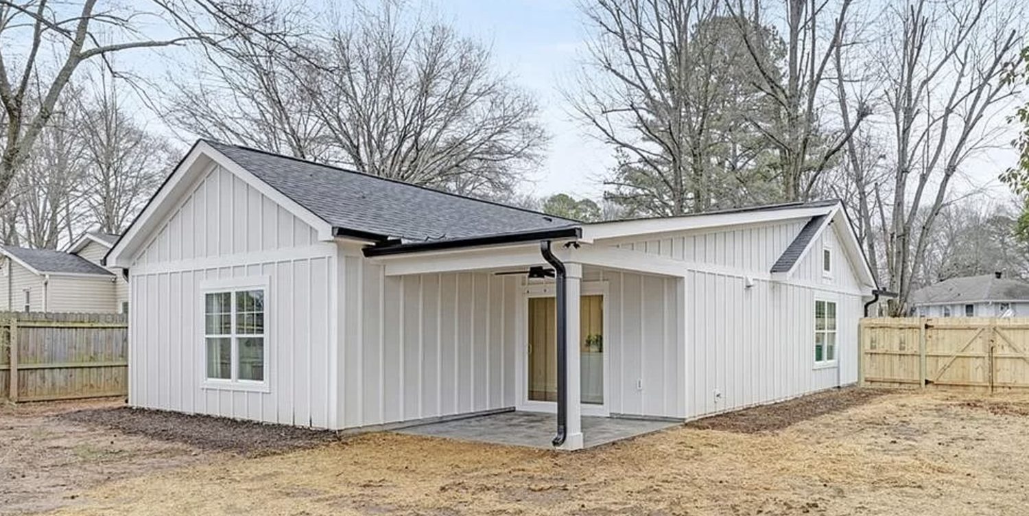 Rear exterior