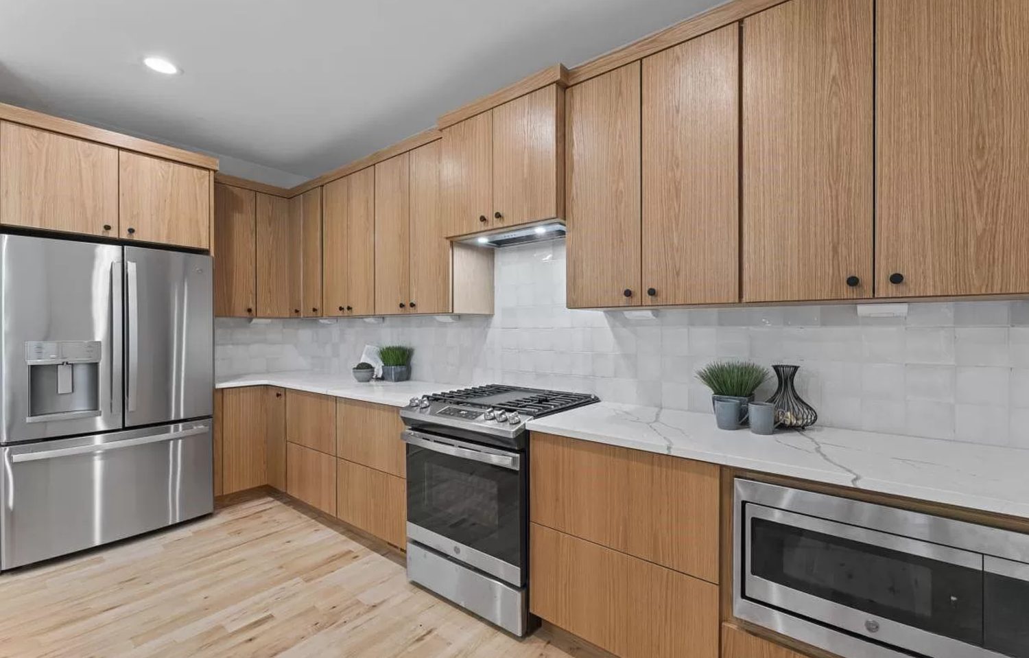 White oak cabinetry